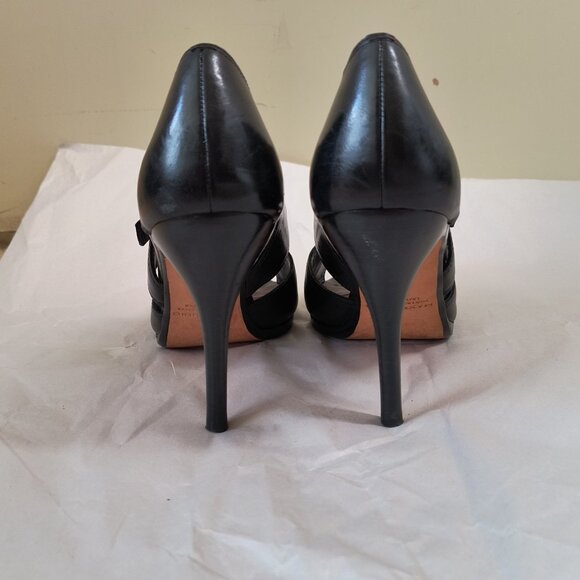 Max Studio Leather Heels 7.5 - Picture 4 of 8